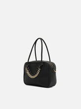 BOLSA TIRACOLO PRETA NOBUCK CORDÃO A 50011 0967 0001 AREZZO